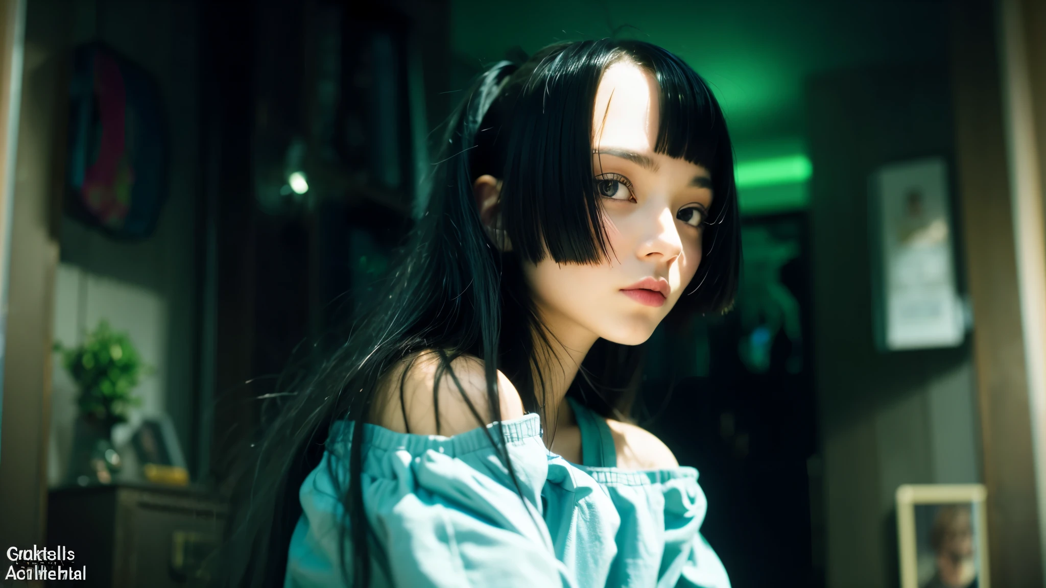 (highest quality:1.2),(Super Resolution),(Cute Woman),(Frilled Skirt),(Thin suspenders),(garter belt),(White knee socks),(Place your hands behind your head:1.3),(足を大きく広げてDynamic poseで撮影),(Maid Idol:1.3),(Public broadcast of squats:1.5),(short hair),,(The buttons on her chest are undone and her nipples are exposed:1.2) ,(Skirt flip:1.2),(Fall backwards:1.3),((fall with legs wide open:1.3)),(Spread your legs:1.3),(whole body:1.2),(Low - Angle:1.3),(Dynamic pose:1.3) ,(The body is slim、Small breasts:1.3),(Taller twin tail hair:1.5), (pee is flowing out:1.3)