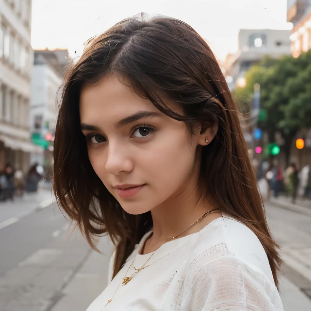 A beautiful cute girl, Real human and natural photography, for Instagram fashion model, influencer, looking like real human