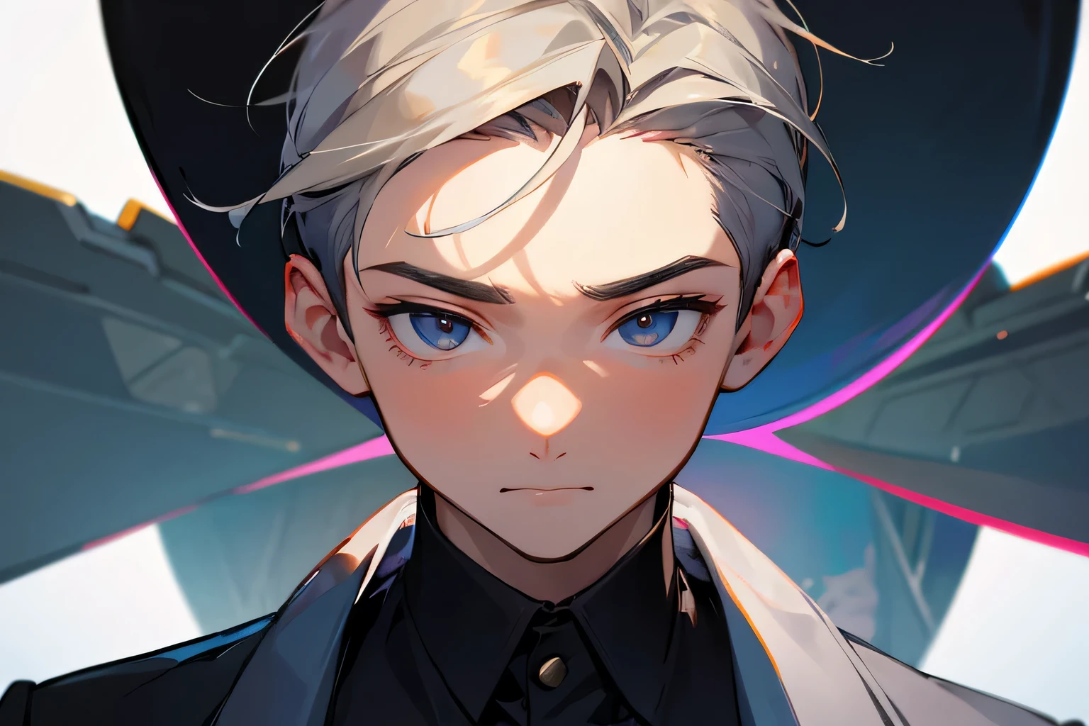 young man looking at me