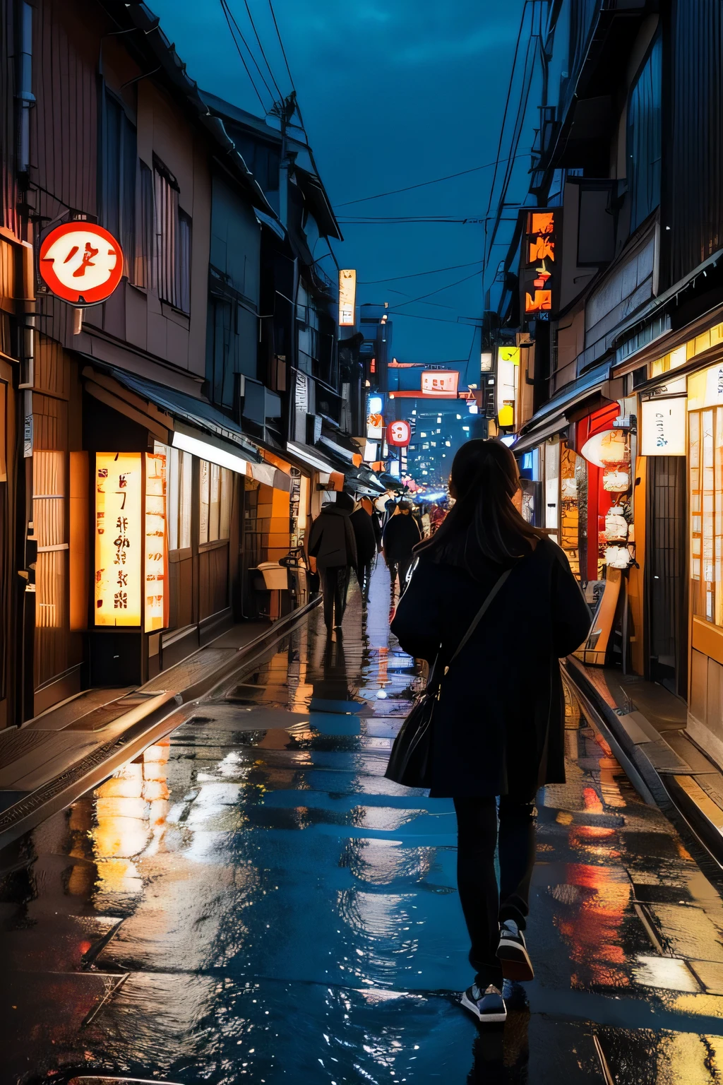 that'It's like taking a walk through the night view of Tokyo..