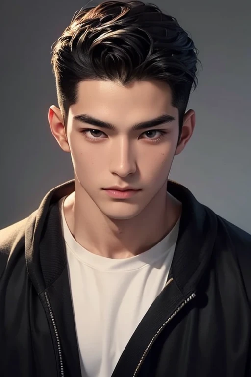 ((High quality)), ((masterpiece)), ((highly detailed)), perfect face, realistic, ((man)), ((Asian)), full body, young, 20 years old, black hair, comma hair style, ((handsome)), detailed eyes, beautiful detailed nose, realistic body, realistic light, comfortable exprssions, cute guy, sweat guy, cool guy, young, muscular body, abs body, sport clothes, sexy, rainy