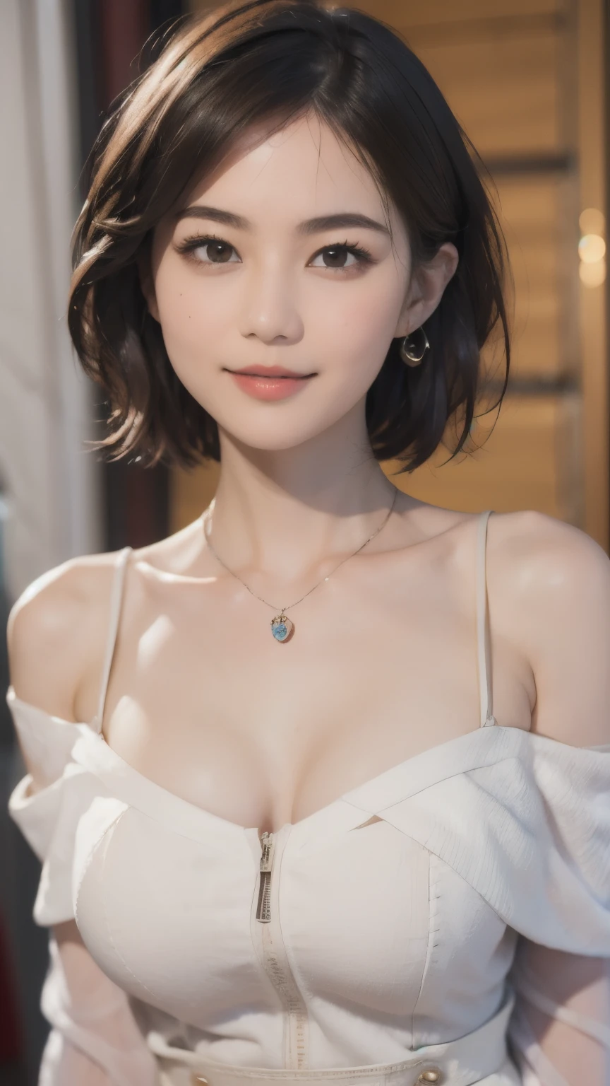 144
(20 year old woman,Are standing), (surreal), (High resolution), ((beautiful hairstyle 46)), ((short hair:1.46)), (gentle smile), (breasted:1.1), (lipstick)