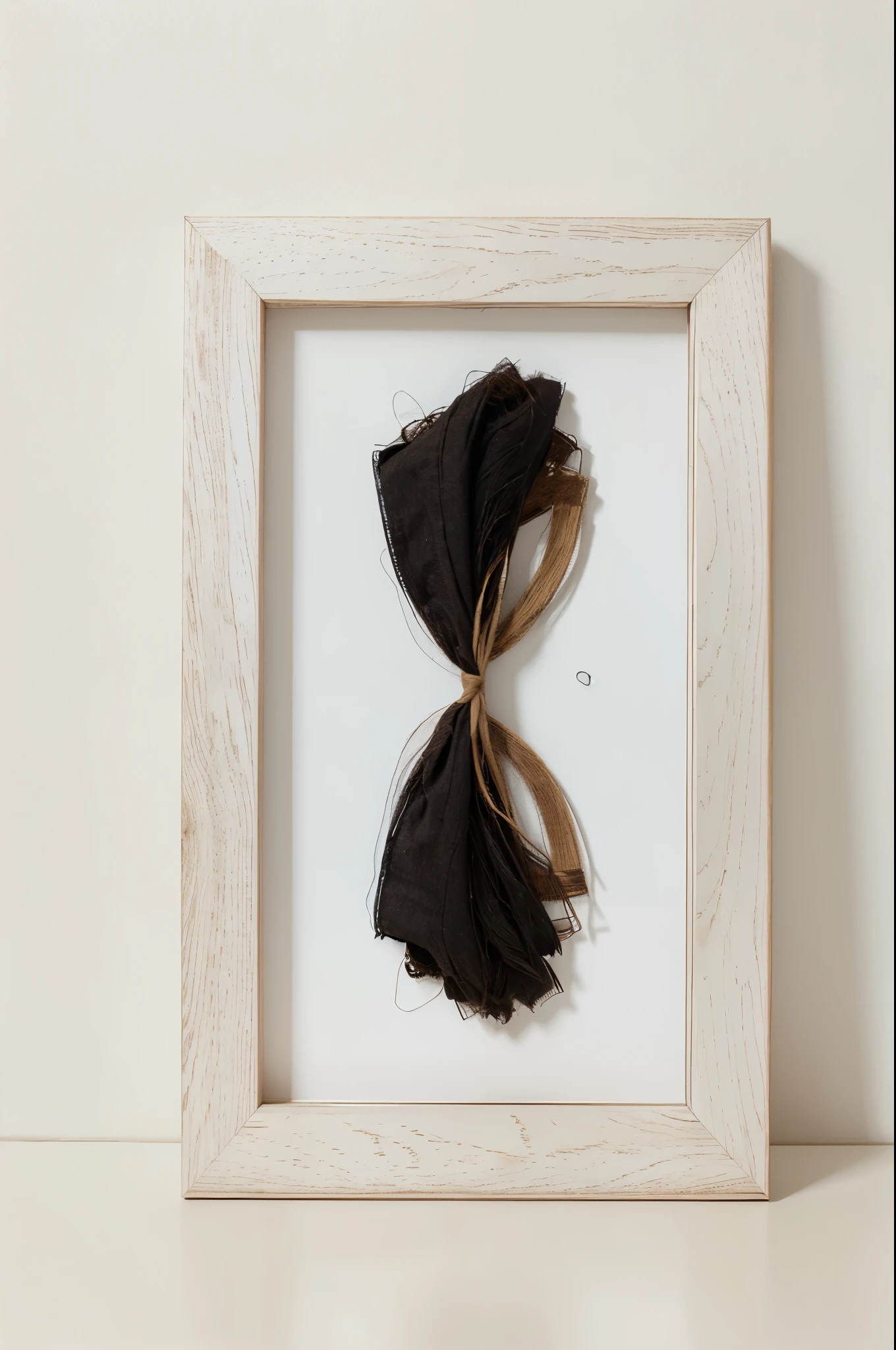 wooden picture frame mockup, in the style of mamiya 7 ii, threadbare abstractions, white background, empty space, focus on joints/connections, richard misrach