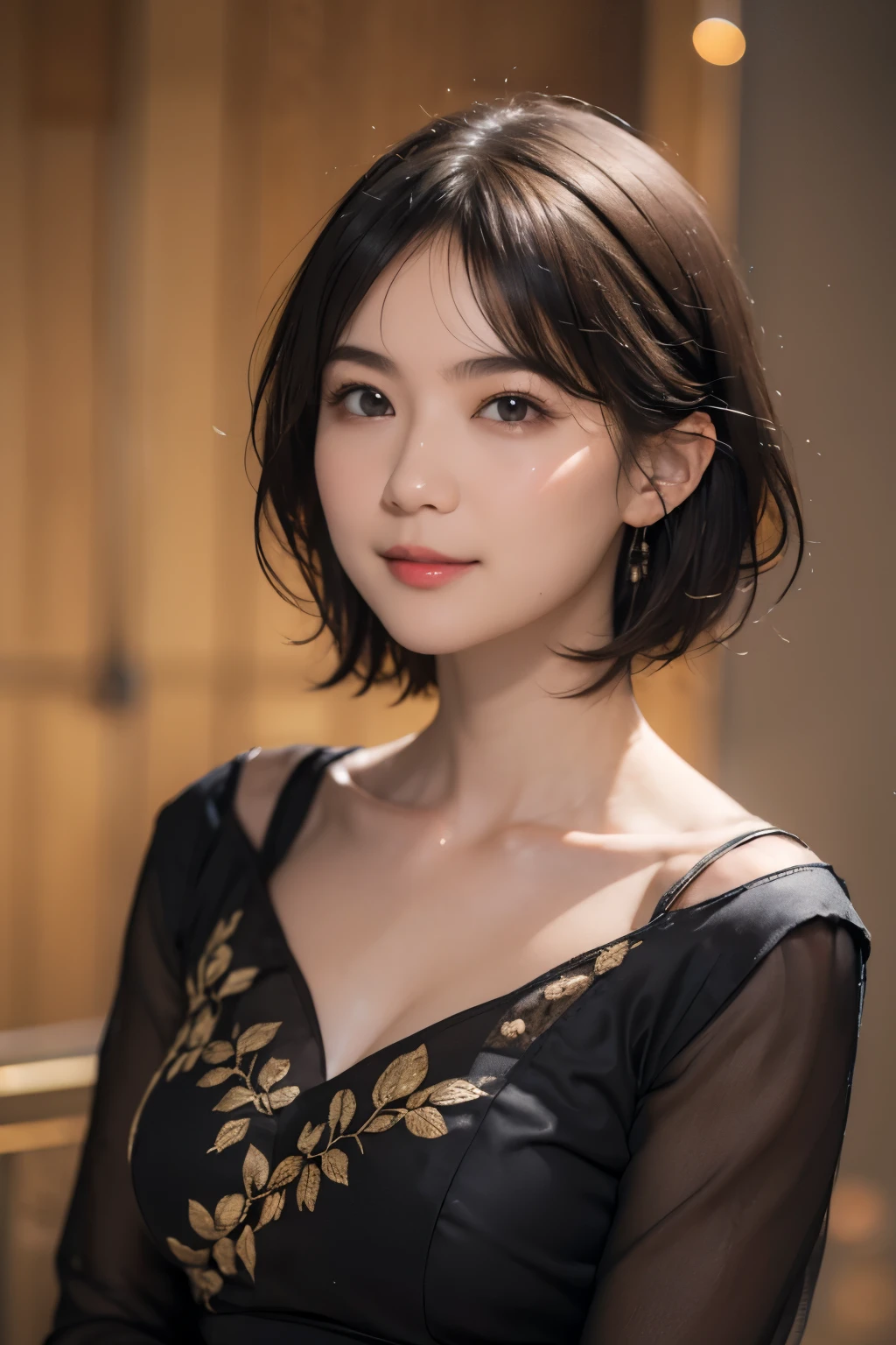 144
(20 year old woman,Are standing), (surreal), (High resolution), ((beautiful hairstyle 46)), ((short hair:1.46)), (gentle smile), (breasted:1.1), (lipstick)