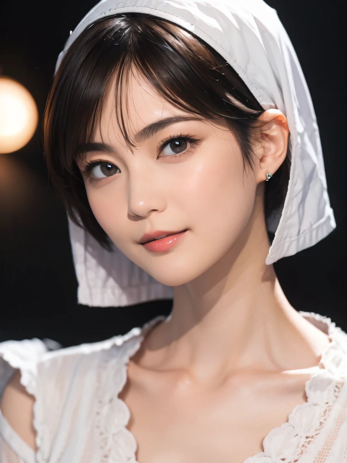 144
(20 year old woman,Are standing), (surreal), (High resolution), ((beautiful hairstyle 46)), ((short hair:1.46)), (gentle smile), (breasted:1.1), (lipstick)