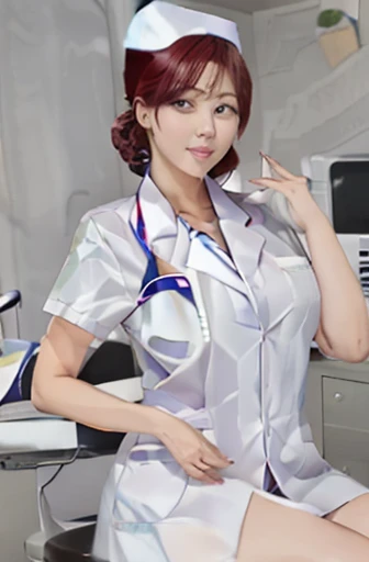 ,nurse uniform,hospital, latex nurse suit,nurses,busty,elbow gloves,labcoat,silverhair woman,blue eyes , gigantic boobs ,medical instruments,asian nurse,two nurses,speculum,examination room,oversize boobs, ,big ass ,strap on, lay on table ,legs spreaded,giving birth,gyno chair , dentist,Milf,latex,pink uniform
