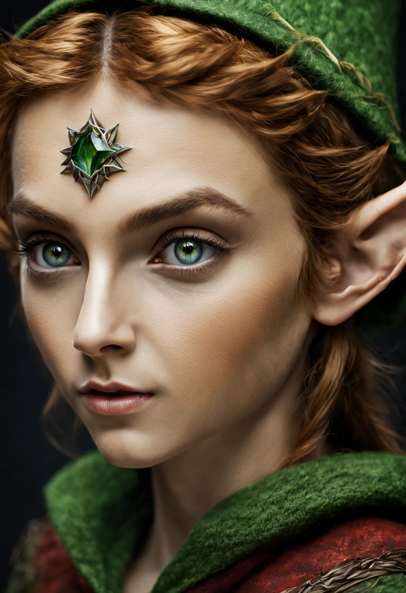 Hyper-detailed photograph of a captivating elf portrait: 1.2), (sharp focus, hyper-detailed, highly complex: 1.20), (natural lighting: 1.2), extremely high resolution details, photo-realistic