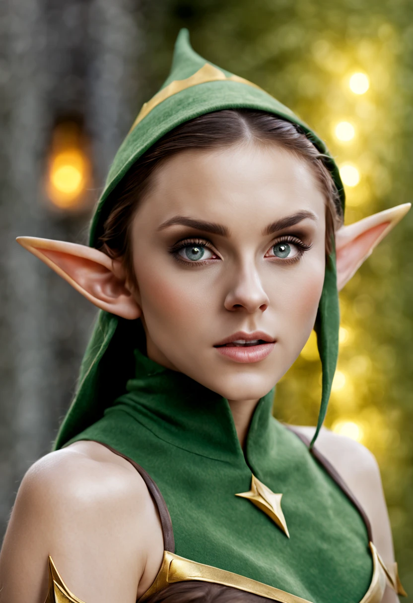 Hyper-detailed photograph of a captivating elf portrait: 1.2), (sharp focus, hyper-detailed, highly complex: 1.20), (natural lighting: 1.2), extremely high resolution details, photo-realistic