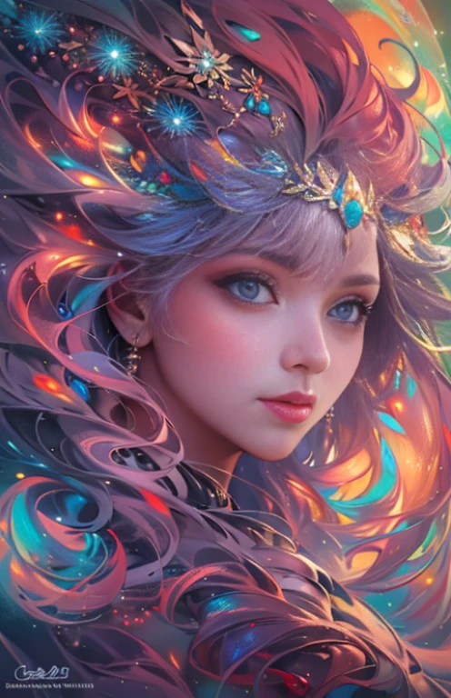 (masterpiece, highest quality, highest quality, official art, beautiful and aesthetic:1.2), (1 girl), very detailed,(fractal art:1.3),colorful,most detailed