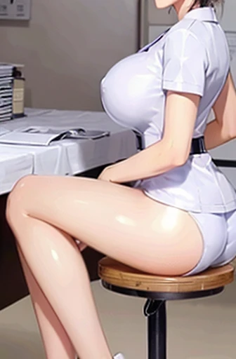 nurse uniform,hospital, latex nurse suit,nurses,busty,elbow gloves,labcoat,silverhair woman,blue eyes , gigantic boobs ,medical instruments,asian nurse,two nurses,speculum,examination room,oversize boobs, ,big ass ,strap on, lay on table ,legs spreaded,giving birth,gyno chair , dentist,Milf,