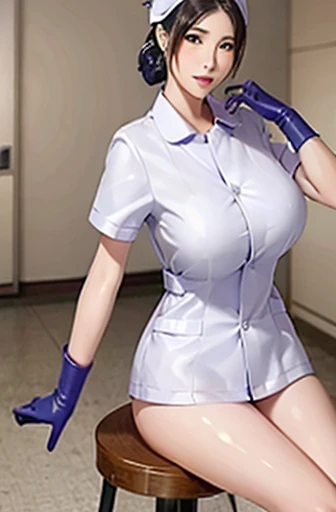 nurse uniform,hospital, latex nurse suit,nurses,busty,elbow gloves,labcoat,silverhair woman,blue eyes , gigantic boobs ,medical instruments,asian nurse,two nurses,speculum,examination room,oversize boobs, ,big ass ,strap on, lay on table ,legs spreaded,giving birth,gyno chair , dentist,Milf,