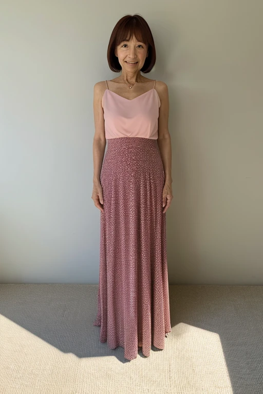 Japanese　Female, 60 years old　double　body whole　clear