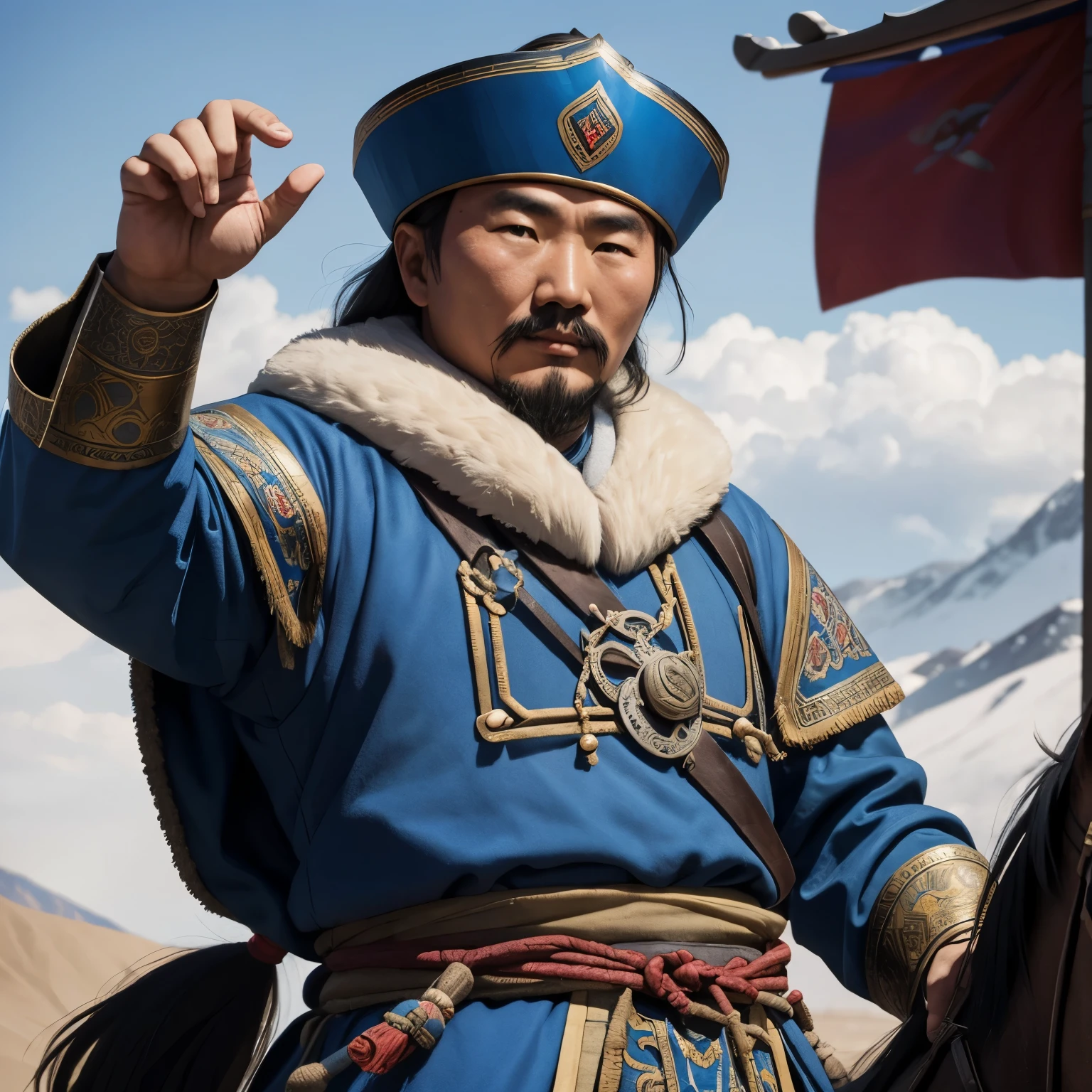 late 12th century、One man unified Mongolia、changed history。His name is Genghis Khan。