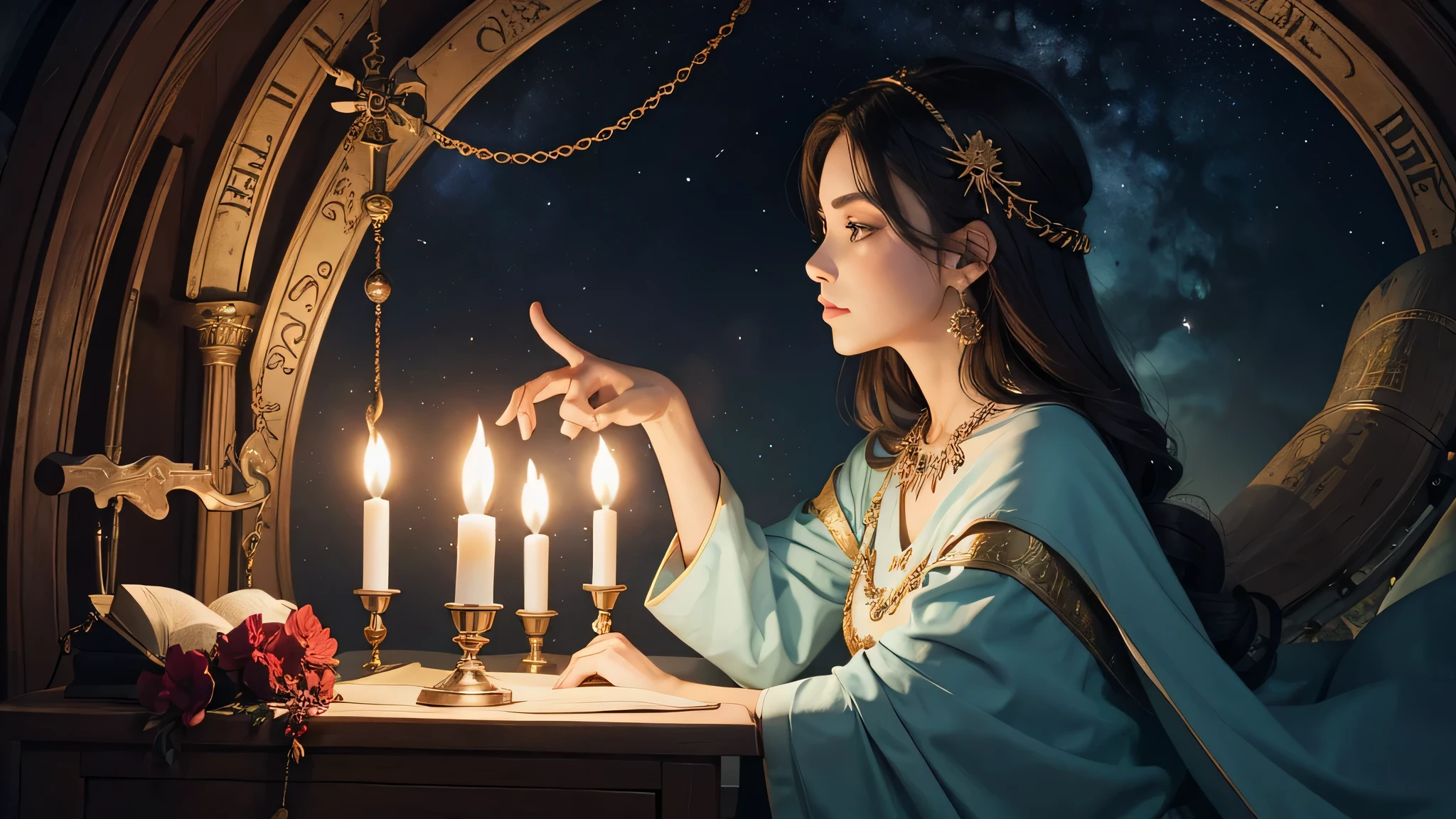astrologer,horoscope divinatios,contour,altar