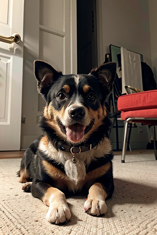 Chien multicolore,grand,beau