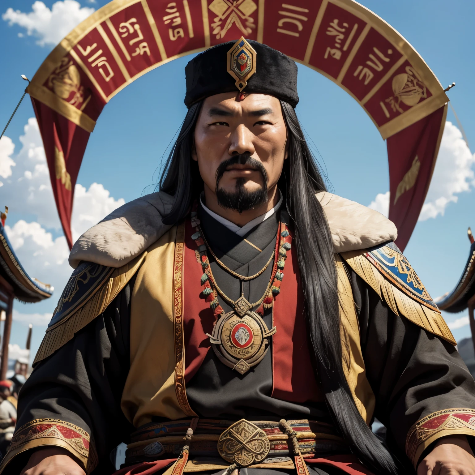 even after his death、Genghis Khan&#39;s legacy lives on through the Mongol Empire。