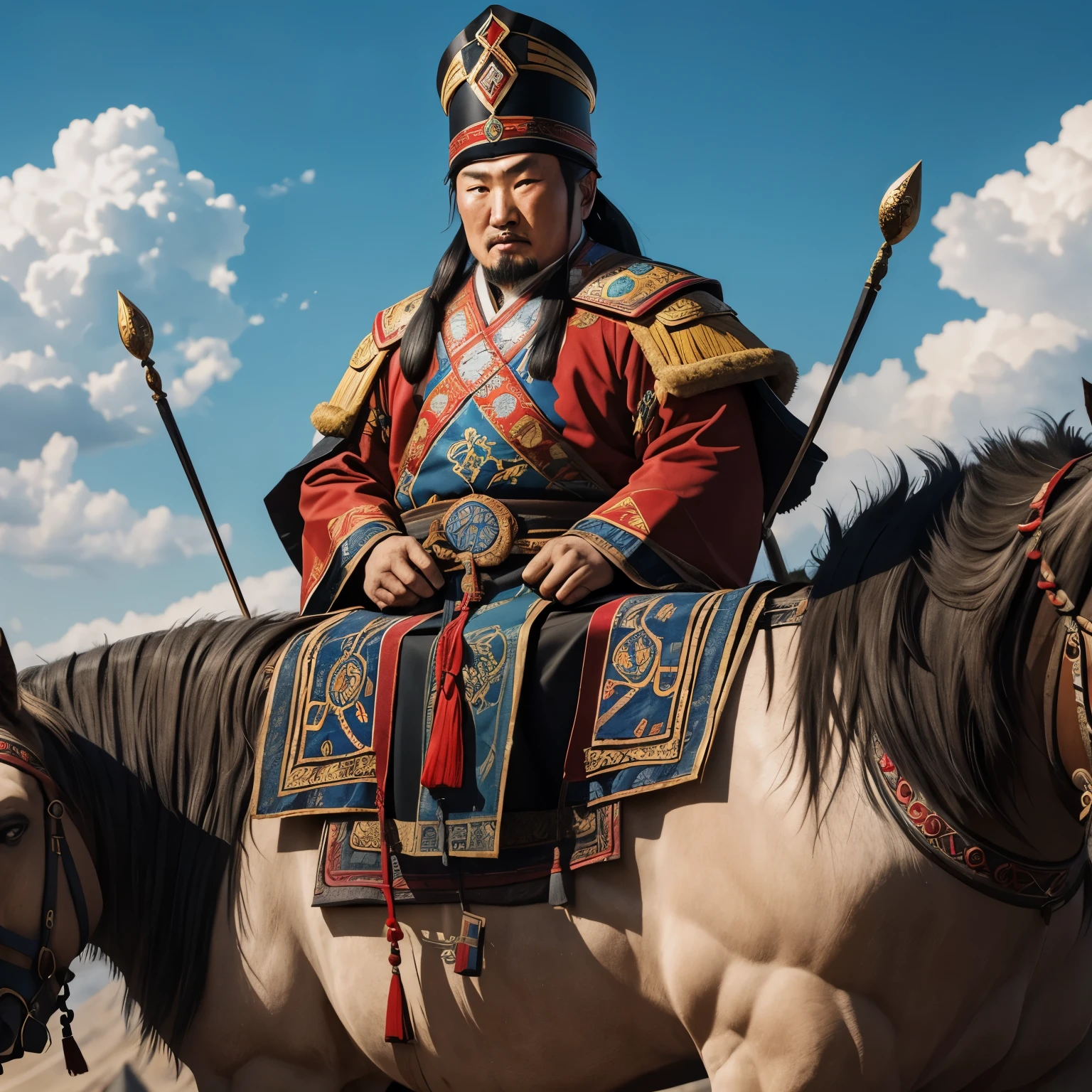 even after his death、Genghis Khan&#39;s legacy lives on through the Mongol Empire。