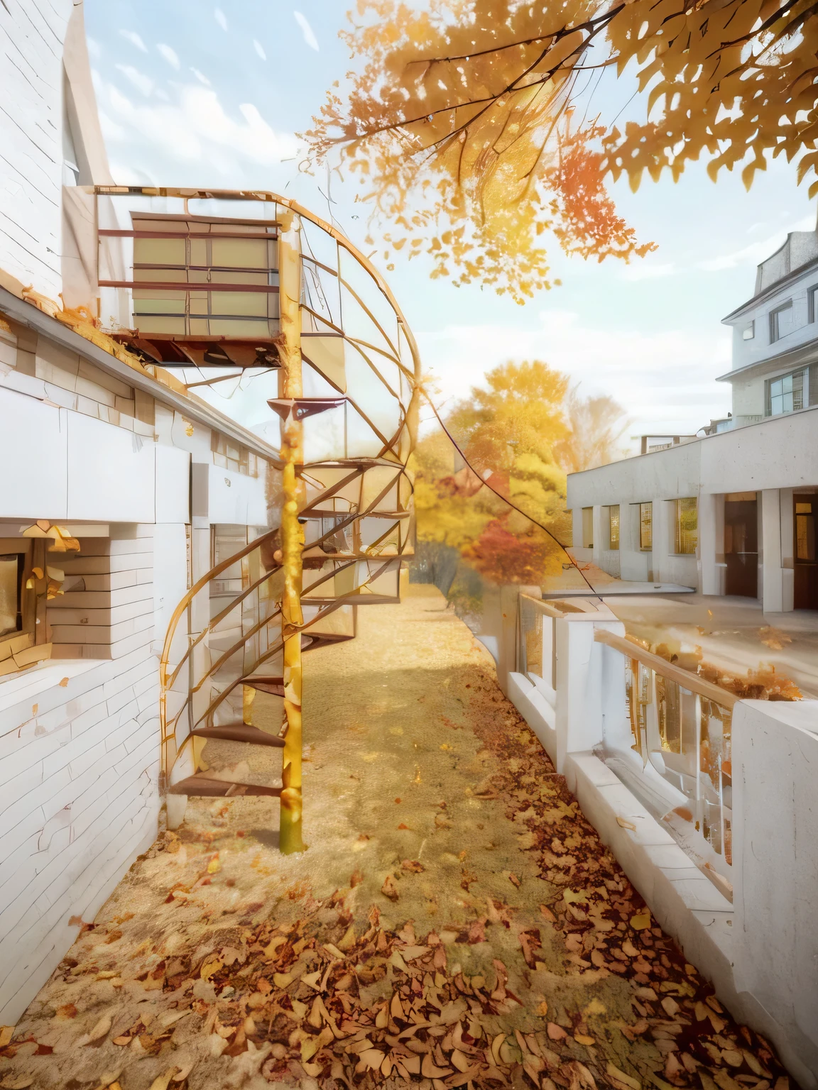 convert into the enchanting hues of autumn. Feel the warmth of golden leaves and the crisp air. Describe this metamorphosis, where the
ordinary becomes a canvas painted with the vibrant colors of fall