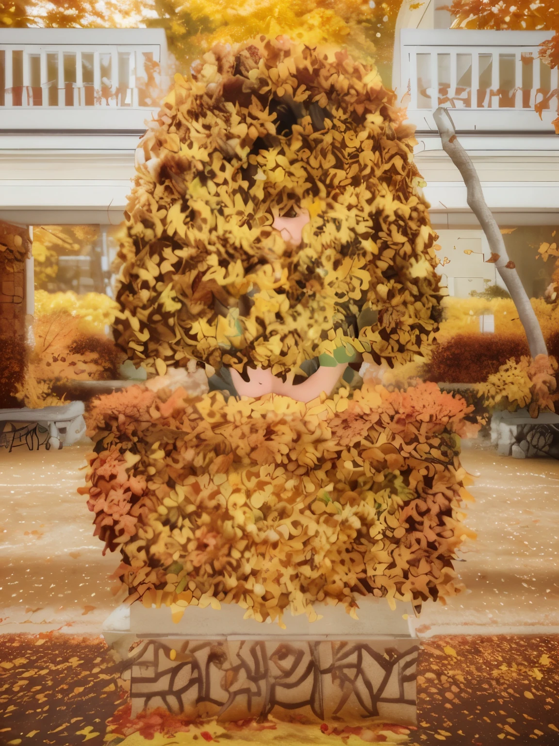 convert into the enchanting hues of autumn. Feel the warmth of golden leaves and the crisp air. Describe this metamorphosis, where the
ordinary becomes a canvas painted with the vibrant colors of fall