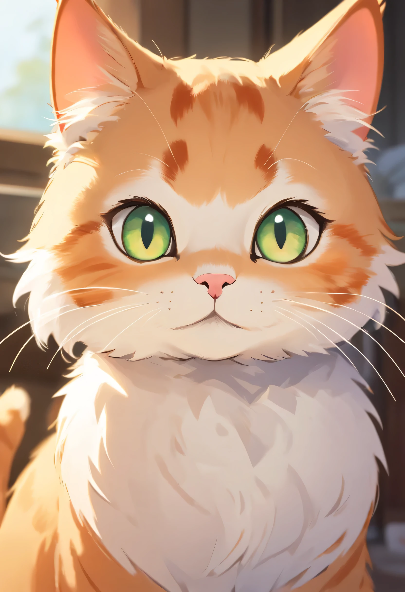 very detailed, High resolution (4K, 8K) A masterpiece prompt with a cute cat as the main character. Cats should be cream colored and adorable., Detailed features, Including eyes, nose, and唇. The prompt is、You should focus on capturing the cuteness and charm of cats, fluffy fur, small feet, 彼はnoseをひきつらせた. For the overall picture、To add a cute and energetic vibe、Requires vibrant colors and soft lighting effects.

At the prompt、All background should be excluded, Therefore、The cat stands out as the sole focus of the image. Colors must be bright and eye-catching...., Create a vibrant and cheerful atmosphere. Portrait style、Must be used to emphasize the cat&#39;s personality and charm. Images must be realistic and realistic...., A lively depiction of a cat.

Add subtle details, cat whiskers etc.., ears like rabbits, and、With expressive eyes that highlight her cuteness,,,,. Drawings need depth and texture...., All the fur strands and beards are、Very finely and delicately rendered..

高画質とHigh resolutionを優先することを忘れないでください., Let&#39;s create a masterpiece that fully shows off the adorable charm of a cute cat.