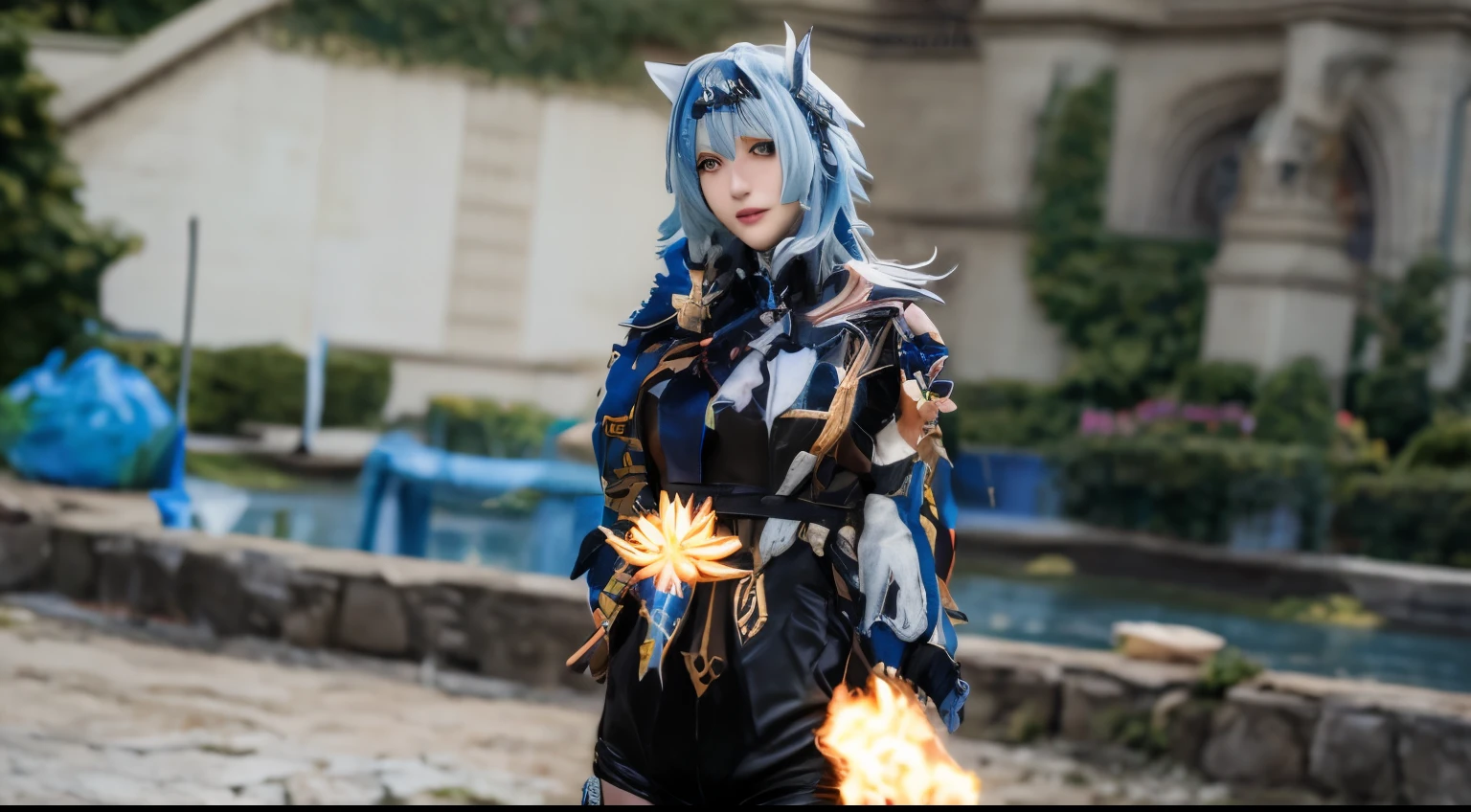 a close up of a screenshot of a female character in a video game,cat girl race, Limsa ,golden armour, final fantasy 1 4 screenshot, final fantasy 14 sharp, final fantasy 14 style, tranding on pxiv, final fantasy 1 4, ffxiv heavensward, ffxiv, final fantasy xiv, an epic majestical degen trader, a massive celestial giant god, trending on pxiv, cover ears with hair