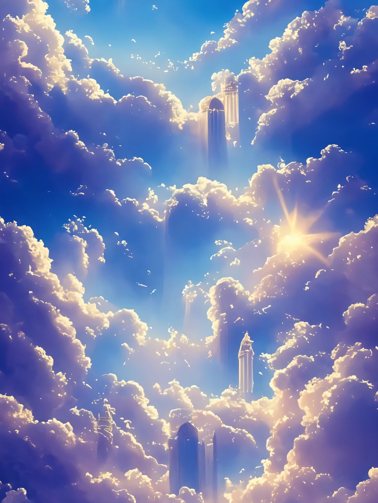 Cloud World, angels fly around, Majestic gates and pillars, sun and stars, in heaven,
masterpiece, highest quality, super detailed,
Sidon, Sidon Style
(realistic), very delicate and beautiful, Depth of bounds written, film grain, professional lighting,
photon mapping, radio city, Physically based rendering,