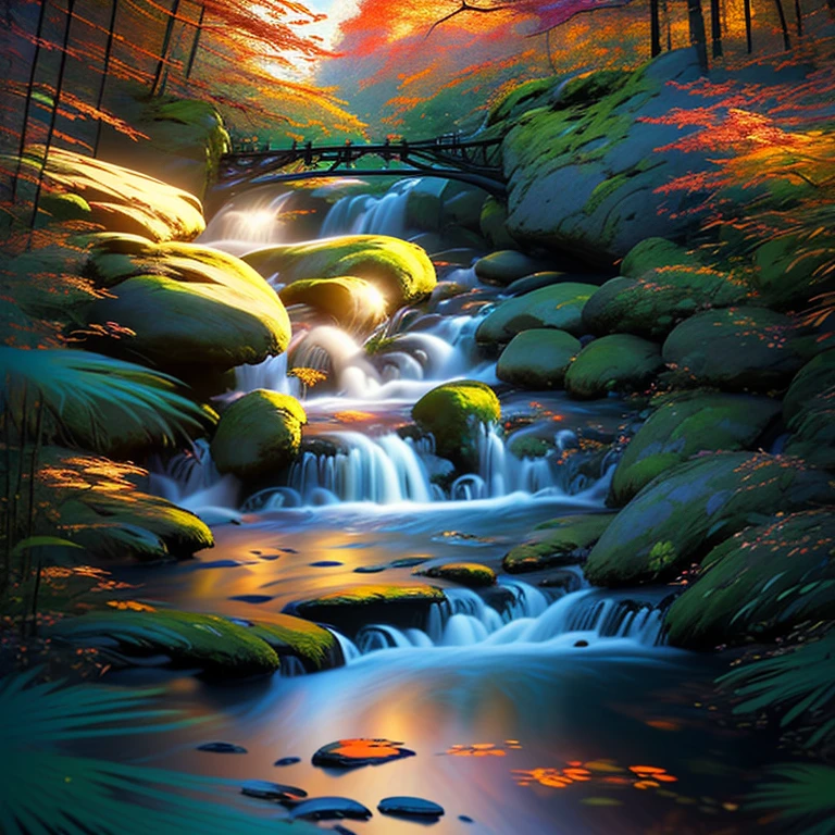 (best quality,highres), Detailed illustration of the autumn equinox, vibrant colors, realistic rendering, intricate patterns, magical atmosphere, soft sunlight, falling leaves, warm earth tones, enchanting forest, mystical creatures, golden hour, ethereal beauty, delicate brushwork, dreamlike composition, dynamic movement, graceful flow, mesmerizing details, intricate linework, serene atmosphere, captivating storytelling, whimsical elements, tranquil scene, enchanting ambiance, crisp air, atmospheric lighting, immersive experience, breathtaking nature, nostalgic vibes, artistic interpretation, harmonious balance, vibrant foliage, mystical energy, captivating storytelling, vibrant color palette, immersive depth, intricate textures, subtle shadows, atmospheric perspective, delicate splashes of color, tranquil moments, breathtaking beauty, sublime nature, magical glow