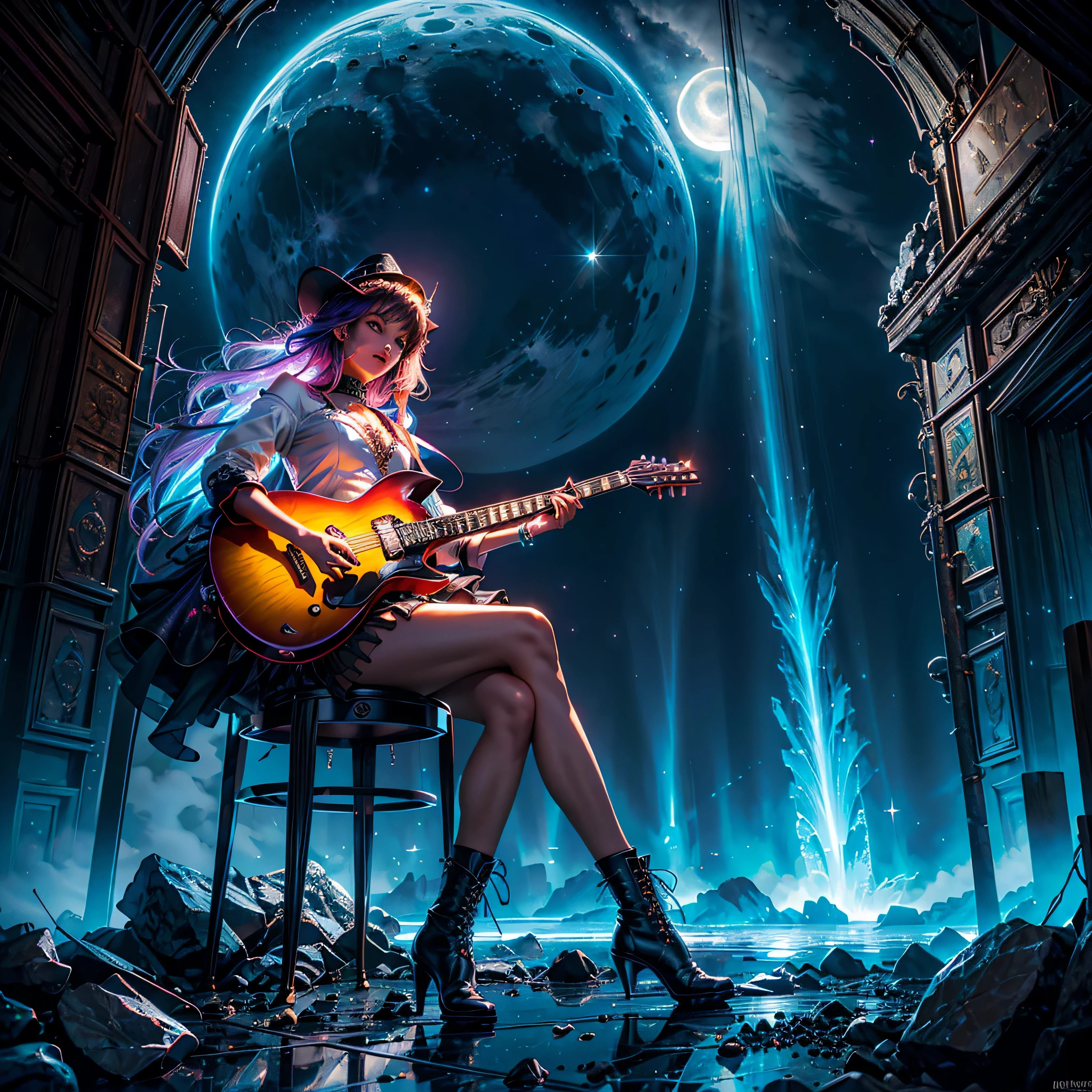 nebulae hyper Nebula starry_sky Moonset epic moonrise spacious moonshine Loli Guitarist Guitar Loli Musician piano Exhibitionist Unrealengine5 ultra masterpiece ❤ meticulously intricate ultra_high-details ultra_high-def ultra_high-res ultra_high-quality optimal ultra_sharpness ultra_photo-realistic Queen leather outfit armor witch ethereal_beauty sitting_on_a_dead_tree Guitar fantasy_illustration:1.3 enchanting_gaze captivating_pose otherworldly_charm mystical_sky Luis-Royo:1.3 Yoshitaka_Amano deep path equirectangular moonlit_night detailed_cloudscape:1.3 batlying_in_the_sky_background bat thong beholder legs_dangling_above_lava evil_goddess glowing_torches long_leges 🎈🍦🍹 athletic_Goddess (Diva cheekbone felt sexy expressive reddener effects embarrassed flirt sweat Epic😘eyes(Bright eyes, bright eyes)👩turquoises sapphires open mouth smile teeth howling 👩🎀👗⚜👒 cow-boy clavicles white jacket shirt safran papillotes sleeves orange satin obi reveal scarlet exposed heart flat chest breasts spread sagging skinny perfect exposed boobs corsage yellow seams navel skirts wide fringes swinging spinel reveal chastity-belt padlock indigo pubic pubic-hair silks snap_lock garters legs boots) Guitar forest🎪🎢🎡🎠 focus perfection accurate volumetric Lightning contrast Cinematic moonlight backlight global illumination cgi vfx sfx reflex Octane_rendered extreme improved UHD XT3 DSLR HDR romm rgb pbr 3dcg fxaa blay vivid colors-coded anti-aliasing fkaa txaa rtx ssao opengl-shaders glsl-shaders post-processing post-production cell-shading tone-mapping diamond sunflower luminescence Crystalline population "Heavy Metal" invoke magic monarch milkweed monstrous viceroy creature sundrop mirror onyx summon Bee transparent ruby Tourmaline crystal marbles pearls paddling opal fleuraison monster butterfly "MusicShow" reflection strange glow lazuli hole flash Earth saturate hearth blooms crux floraison Tattoo ankh naked Koos_Roos nsfw varies multi etc. --s 1000 --c 20 --q 20 --chaos 100