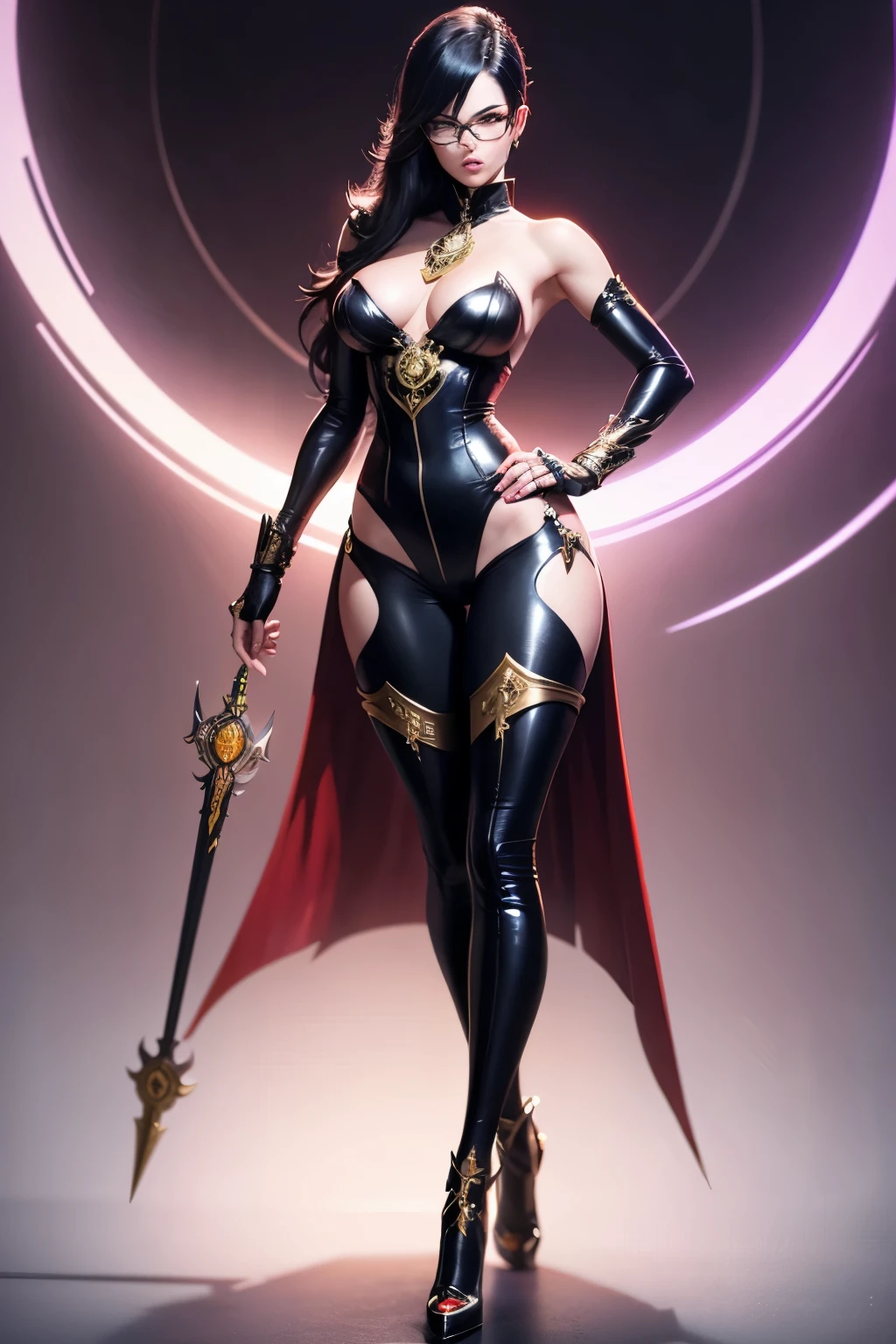 Sexy Bayonetta Standing Full Body