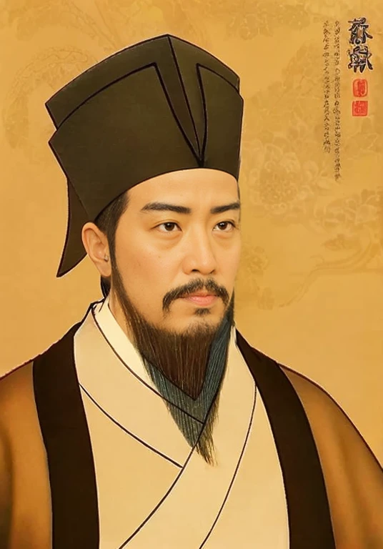 Portrait of Su Shi，full-body shot，