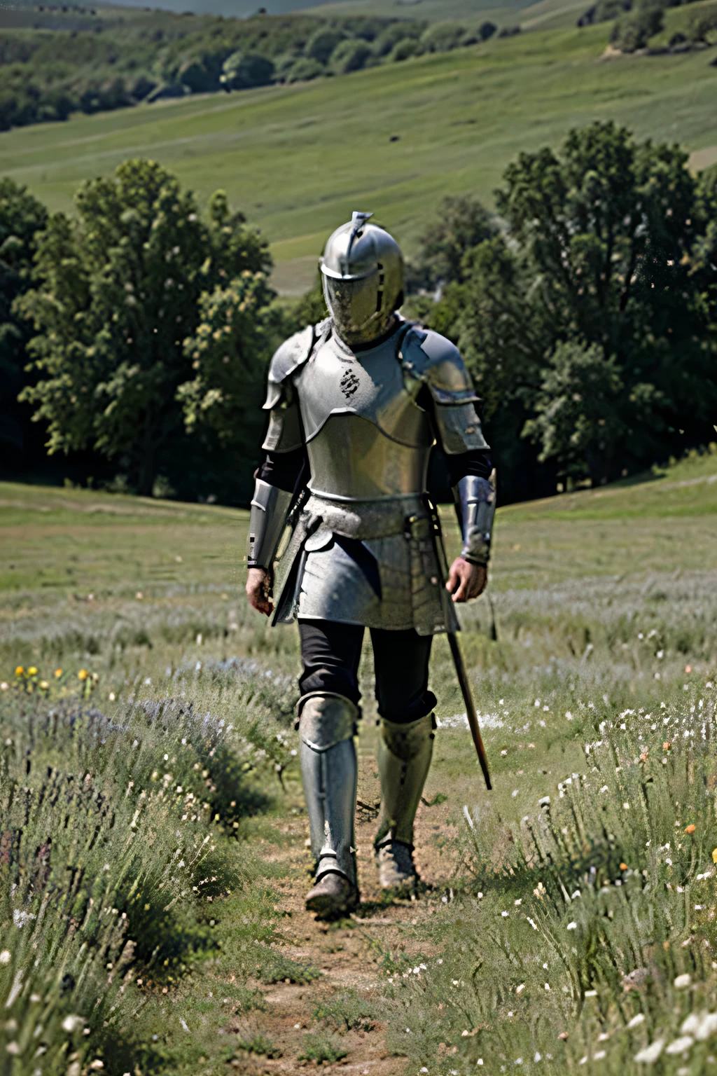 knight in the meadow