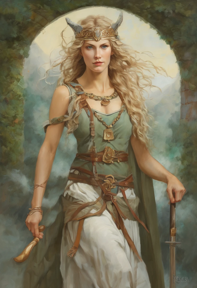 Freya , Germanic goddess, beauty, Zauberei, Leidenschaft, Mutige Kriegerin,