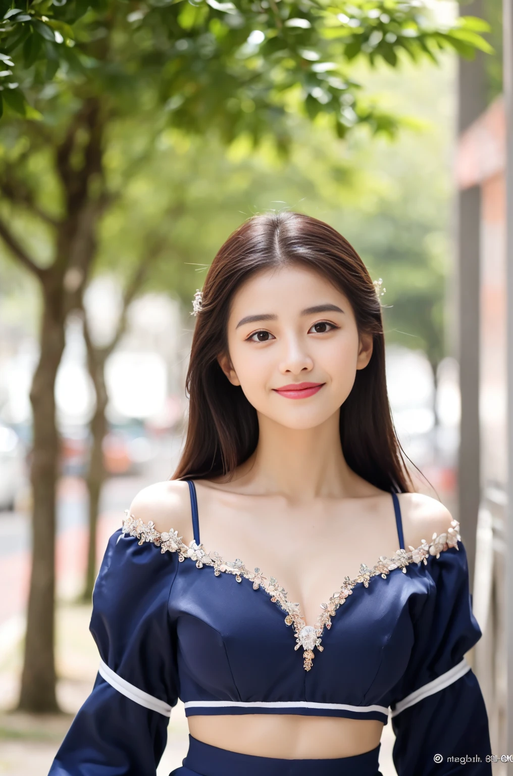 ((best quality, 8k, masterpiece: 1.3)), ((1 girl:1.5)), Slim Abs Beauty: 1.3,, (huge tits), The face super delicate, exquisite eyes, double eyelids, charming smile, traditional clothing,vietnamese woman,