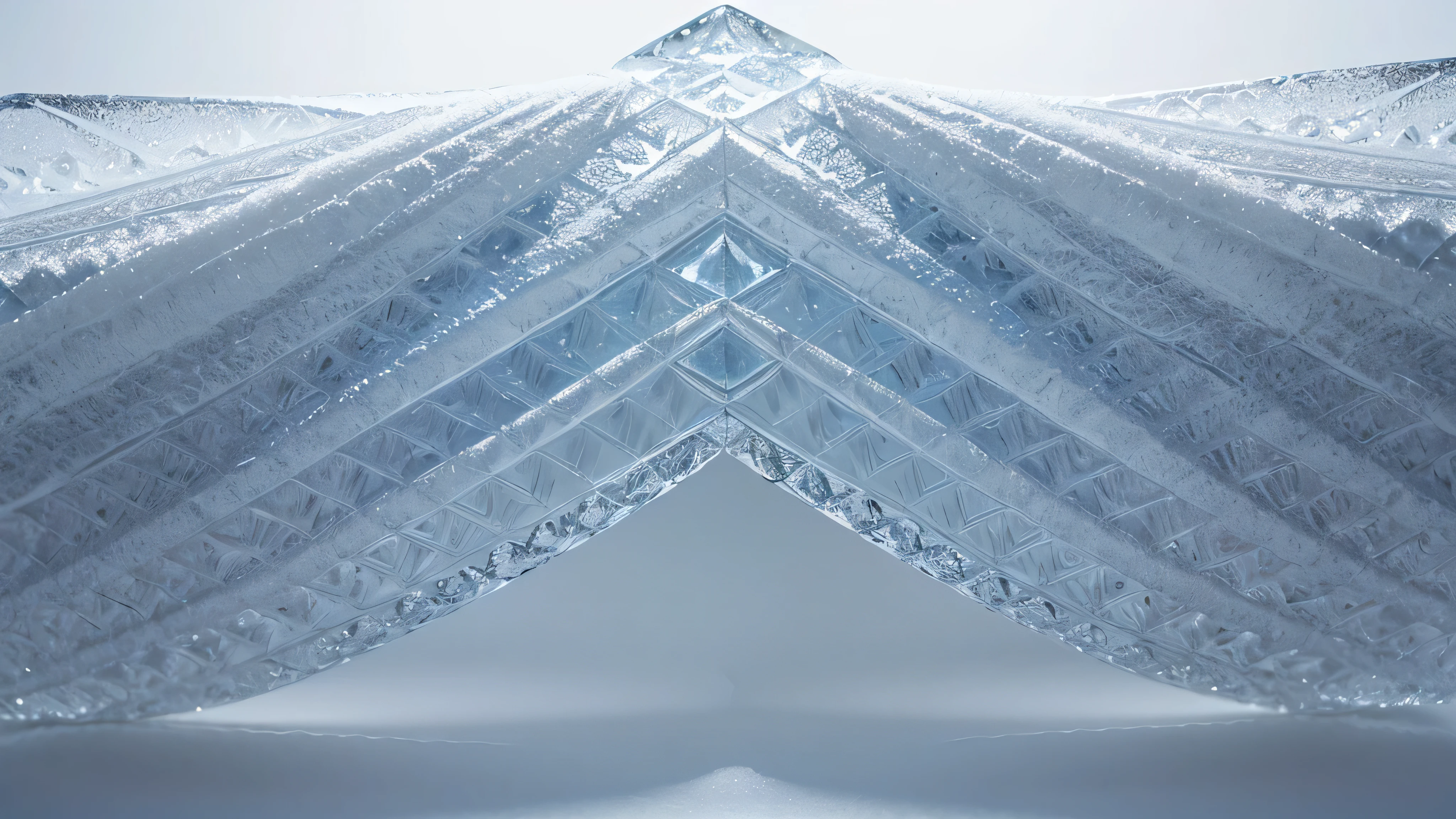 Extremely gorgeous and exquisite snow crystal ice pattern decorative border,light blue white background,best quality,extremely complex,masterpiece,Fully clear plane with no light and shadow