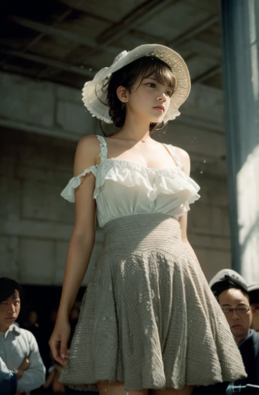 NSFW ,pov,natural lighting,1girl,solo,
lolita_dress,bonnet, standing,lifting skirt, showing vagina to
crowd,,blur,blurry,blurry background,nsfw,
Insanely Detailed,Art by Gregory Crewdson,Yoji Shinkawa,Guy Denning,James Jean and Liz Gael,Ink Drip,Paint Splatter,((Chiaroscuro)),((((Textured)))),