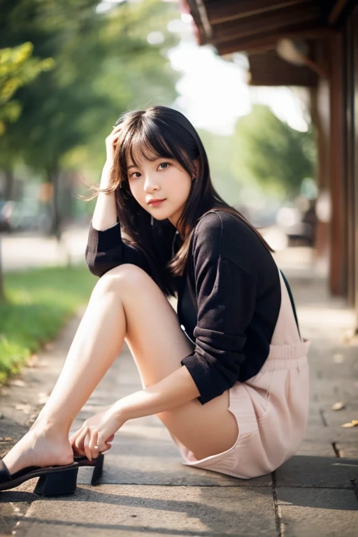 beautiful girl、open legs、