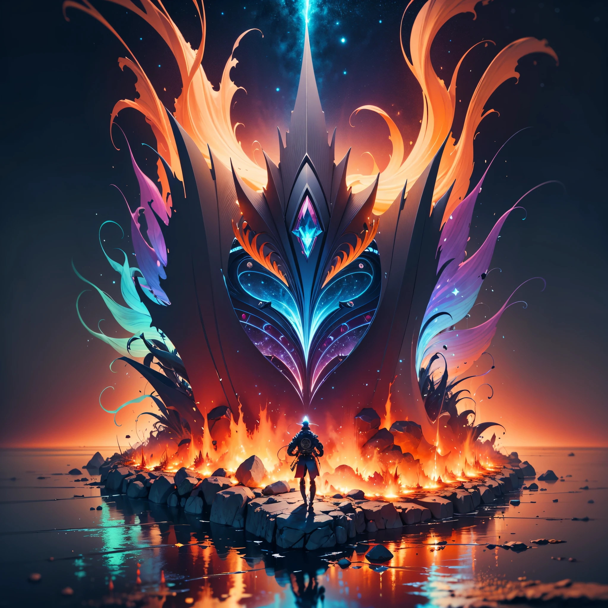 Galaxy nebulae stars nebula starry_sky epic sunset spacious sunrise panoramic sunshine hyper Gorgeous Masterpiece ultra UnrealEngine5 deep path equirectangular_360 Bright colors, thick lines, waves, multi-layered, foreground, vista, fractal thunder Dammford, Dammenford and Alex gray style, psychedelic surrealist art, surrealist psychedelic design, fantasy art style, psychedelic art, infinite psychedelic waves, inspired by Cyril Rolando, real ripple structure, psychedelic art style, psychedelic art, psychedelic illustration global luminescence saturate volumetric Cinematic_Sunlight lightning_contrast meticulously intricate ultra_high-details ultra_high-quality max ultra_high-def ultra_photo-realistic optimal ultra_high-res cgi vfx sfx accurate reflex vivid color-coded improved Octane-rendered UHD XT3 DSLR HDR romm rgb pbr 3dcg fxaa blu-ray enhanced fkaa txaa rtx ssao opengl-shader glsl-shader post-processing post-production cell-shading tone-mapping analogique ultra_sharpness focus symmetrical Dazzling Heaven Paradise "Heavy Metal" Will-o'-the-wisp iota pixie sprite kindergarden onyx ruby Sundrop opal emerald plasma Tourmaline lava magic fire summon incandescent creature crystalline viceroy monarch conjuration flowering butterfly Hearth CGSCOSITY invocation strange monster floraison Earth reflection chef-d&#39 sex naked nsfw varied multi etc. --s 1000 --c 20 --q 20 --chaos 100