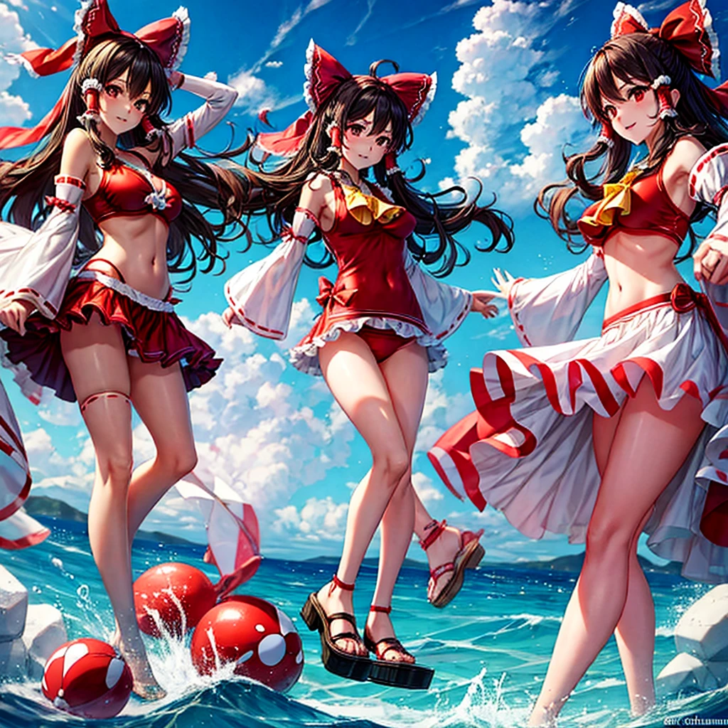 Reimu Hakurei,swimsuit