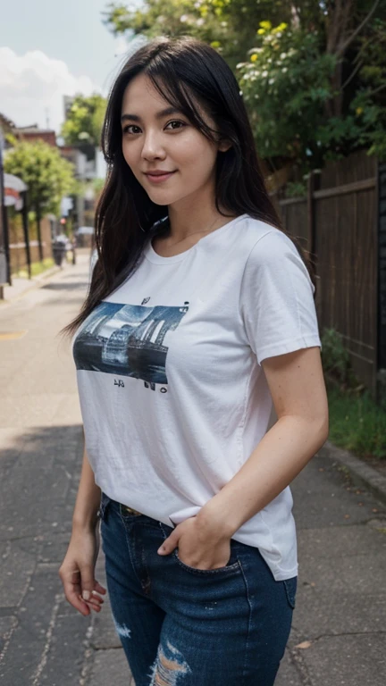 32K, Highest quality, masterpiece, Realistic, Very detailed, photograph, High resolution, 行photograph, High resolution, Confused, Smoother light, Official Art, Written boundary depth, Bright light,
close, thin, Detailed face, anger, Beautiful details in the eyes, 19 years old Korean, cute, Highest quality real texture skin,
T-Shirts,