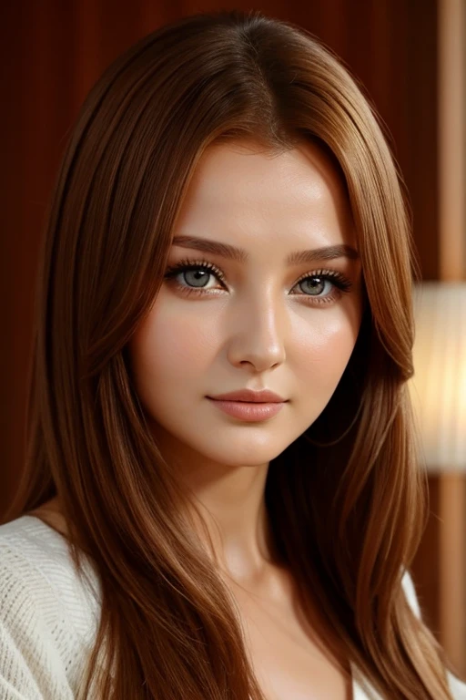 beautiful intelligent trusting wise counsellor Turkish actress Elçin Sangu Kristina Romanova  looks like a woman looking at the camera