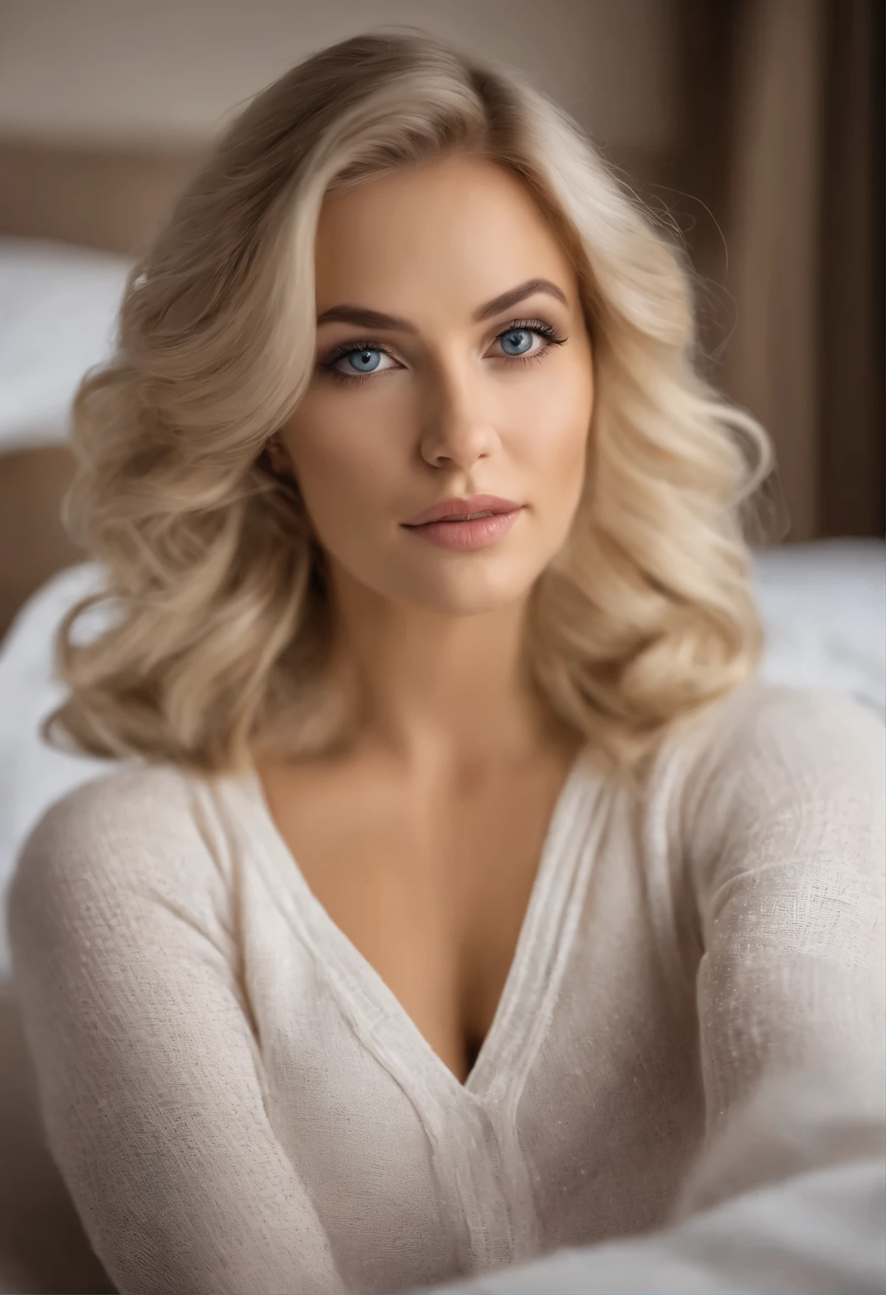 Total blonde Frau , Sexy girl with blue eyes, ultrarealistisch, akribisch detailliert, retrato ultrarealistisch, blonde hair and big eyes, Selfie einer jungen Frau, Schlafzimmer Augen, kein Make up, natural makeup, direkt in die Kamera starren, Gesicht mit Artgram, Dezentes Make-up, Stunning photo of full body kneeling in bed, kein vierter, medium to large bust size, Arafed wife completely , Sexy girl with blue eyes, ultrarealistisch, akribisch detailliert, Portrait of Sophie Mudd, blonde hair and big eyes, Selfie einer jungen Frau, Schlafzimmer Augen, Violet Myers, kein Make up, natural makeup, direkt in die Kamera starren, Gesicht mit Artgram, Dezentes Make-up, Stunning photo of full body kneeling in bed, kein vierter, medium to large bust size