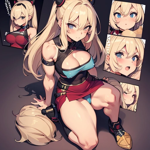 perfect face, small boobs, beautiful futanari, big penis, muscular, masterbating. full body, transgender