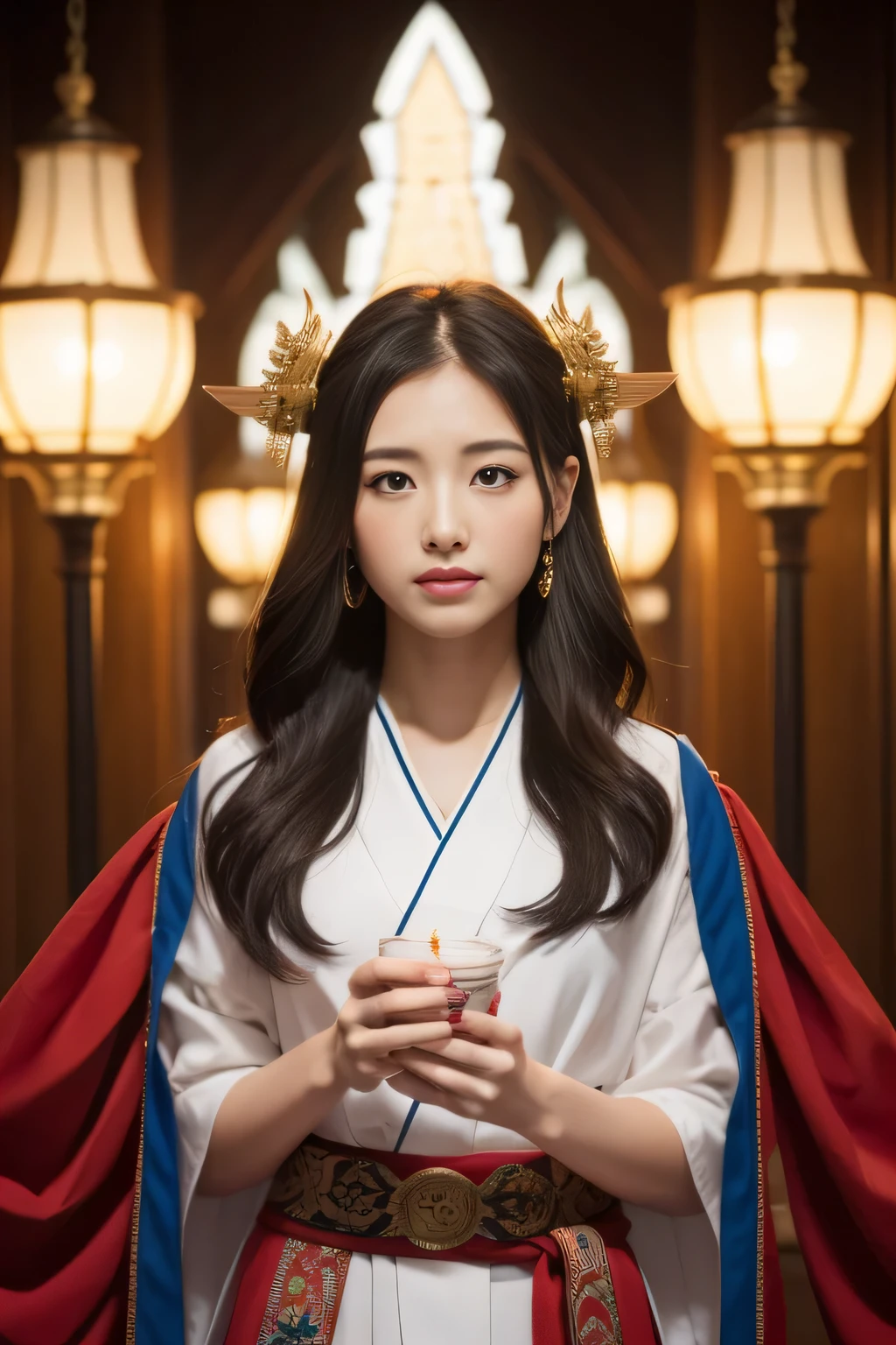 Realm of God、masterpiece、Izuno、Izanami、Ōgenjin、Great Spirit、shining brightly、perfect woman、skyline、warmth、