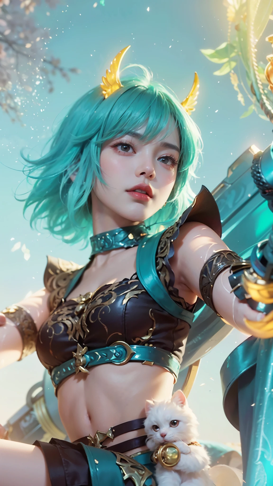 a close up of a woman wearing a red hood like a ruby wearing a patch over one eye, shadowbringers cinematic, 4 k detail fantasy, a beautiful fantasy empress, game cg, xianxia fantasy, xianxia hero, 2. 5 d cgi anime fantasy artwork, cinematic goddess close shot, ruan jia and artgerm, wow 4 k detail fantasy, hyperdetailed fantasy character, (8k, RAW photo, photorealistic:1.25) ,( lipgloss, eyelashes, glosace, glossy skin, best quality, ultra highres, depth of field, chromatic aberration, caustics, Broad lighting, natural shading,) looking at viewer with a serene and goddess-like happiness,