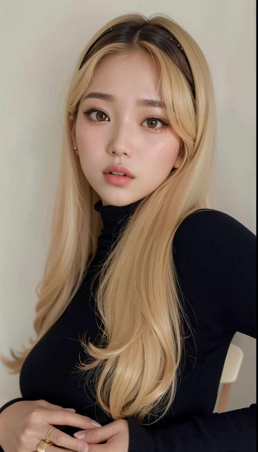 Mulher loira em lingerie branca posando em um espelho, Parque Roseanne do Blackpink, Heonhwa Choe, Menina coreana jovem bonita, TaeJune Kim, com longos cabelos loiros, Menina coreana jovem bonita, com longos cabelos brancos, Mulher sul-coreana bonita, Menina coreana, Jinyoung Canela, Ana Takamaki, Jaeyeon Nam, com longos cabelos brancos, em linho