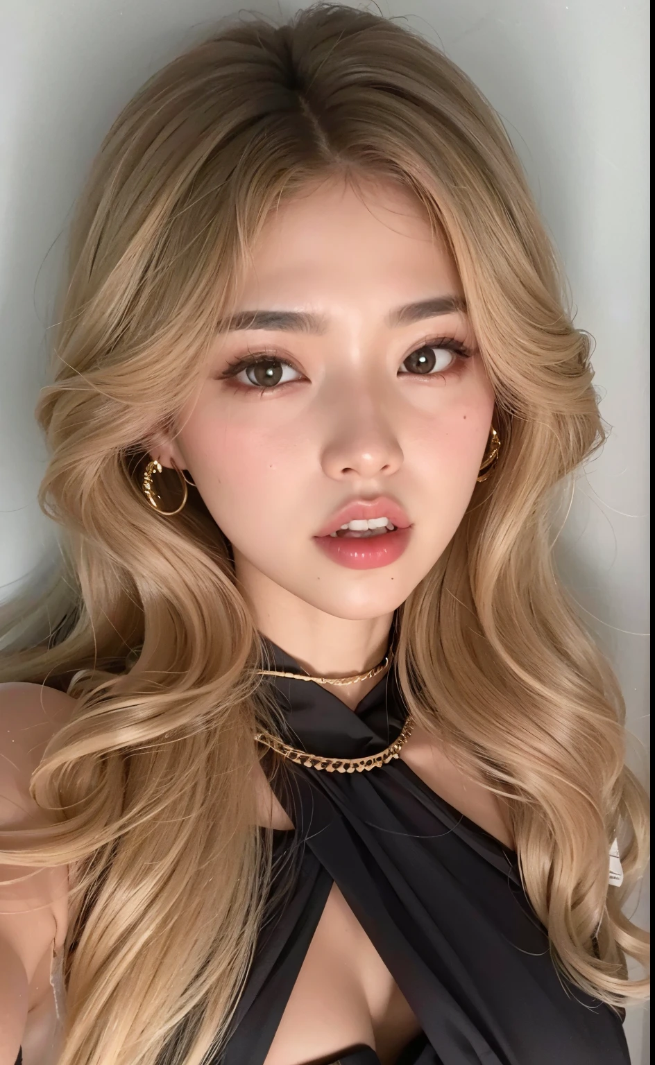 Mulher loira em lingerie branca posando em um espelho, Parque Roseanne do Blackpink, Heonhwa Choe, Menina coreana jovem bonita, TaeJune Kim, com longos cabelos loiros, Menina coreana jovem bonita, com longos cabelos brancos, Mulher sul-coreana bonita, Menina coreana, Jinyoung Canela, Ana Takamaki, Jaeyeon Nam, com longos cabelos brancos, em linho