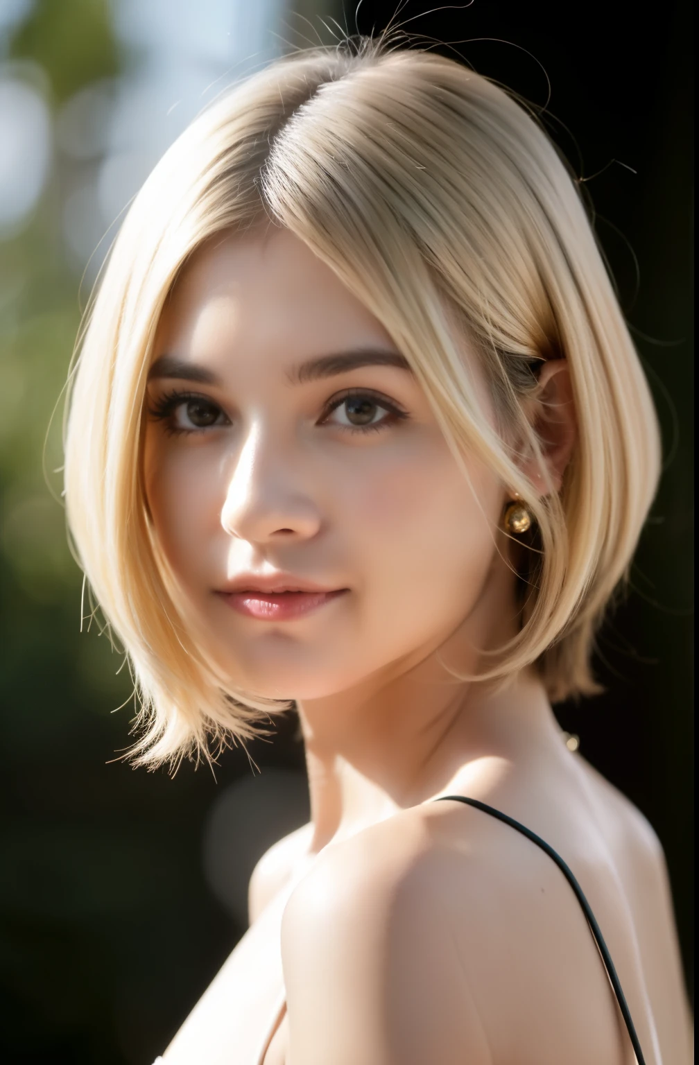 1 garota em,Cabelo encaracolado,cabelo castanho claro、No escuro