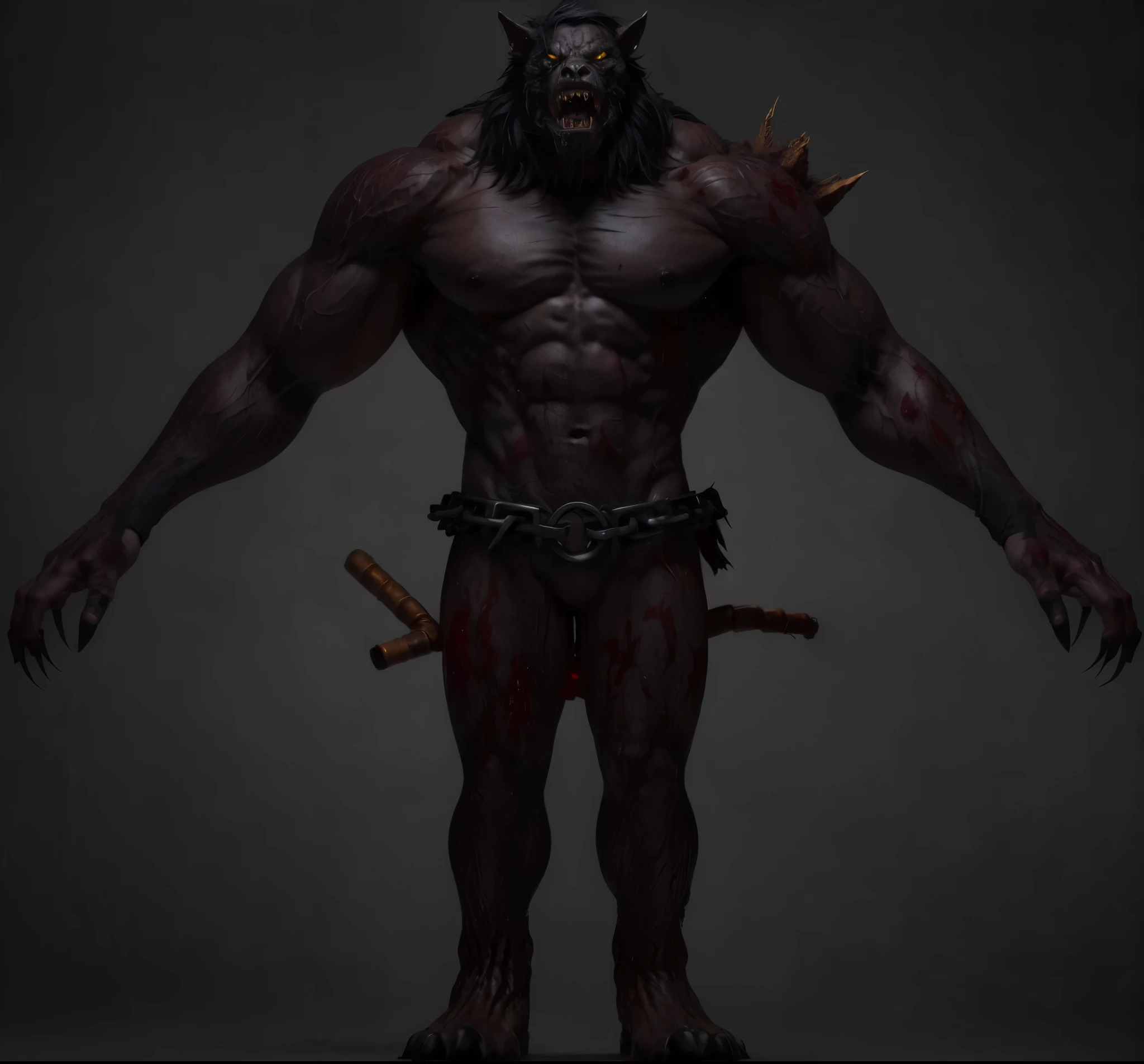 a beautiful demonic creature,demon,creature,horns,glowing eyes,sharp teeth,erect penis,muscular body,detailed anatomy,fantasy,dark,moody,dramatic lighting,cinematic,hyper detailed,octane render,4k,ultra-detailed,photorealistic,professional digital art