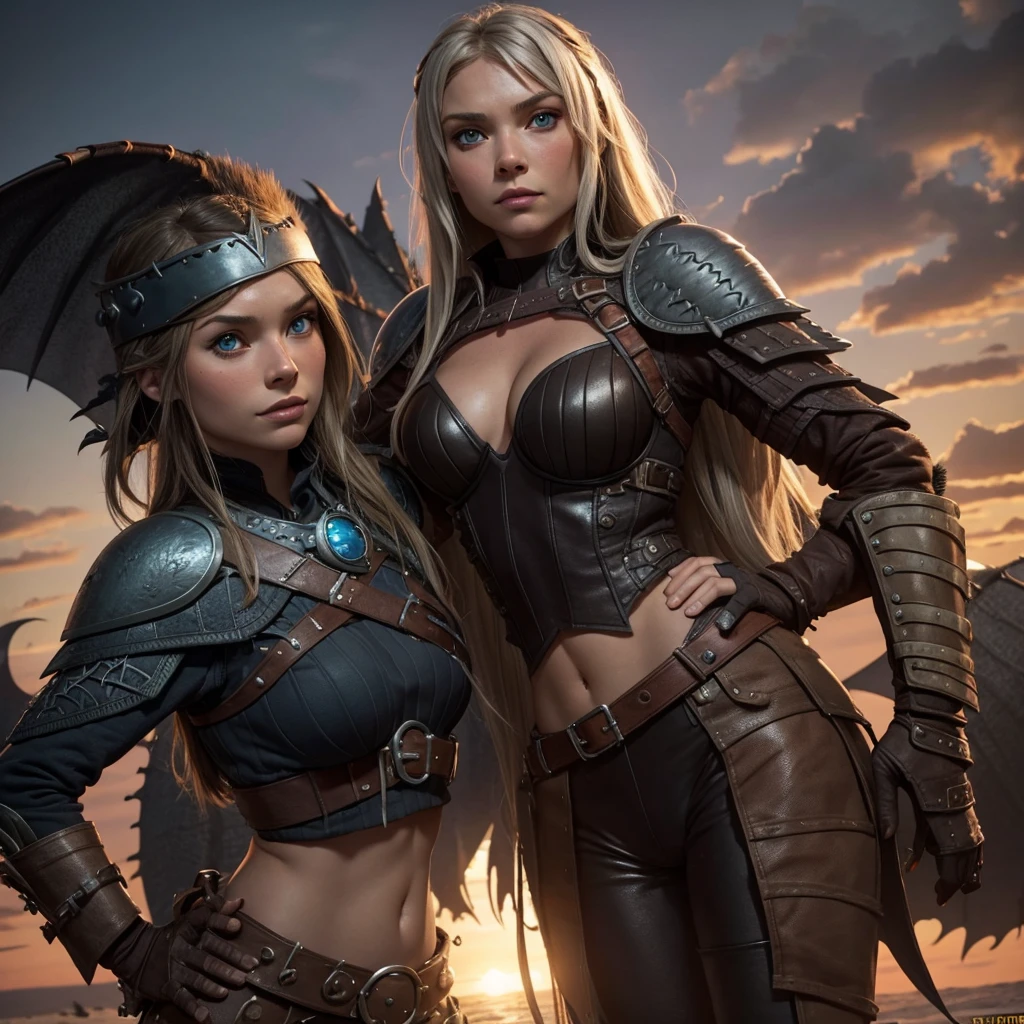 Hot and Sexy Astrid Hofferson from How to train your dragon