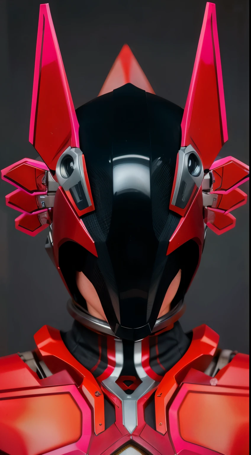 (masterpiece),(best quality:1.0),(ultra high resolution:1.0),robot, sexy girl, armor, helmet,chest armor, covered face, metal armor, facial focus, wolfteam, 8k wallpaper, full body